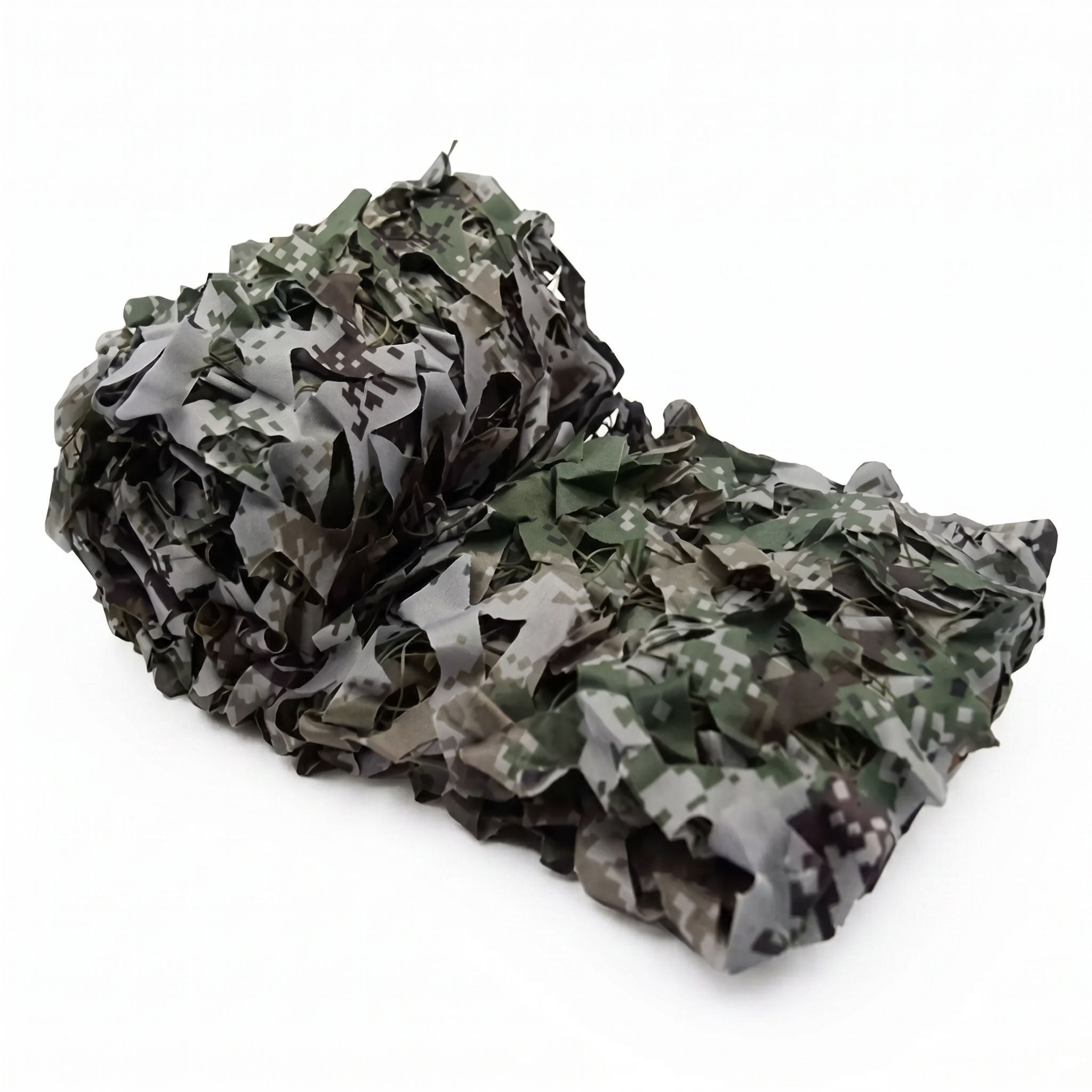 Le filet de camouflage Jungle Pixel de Ombrela, vert et gris