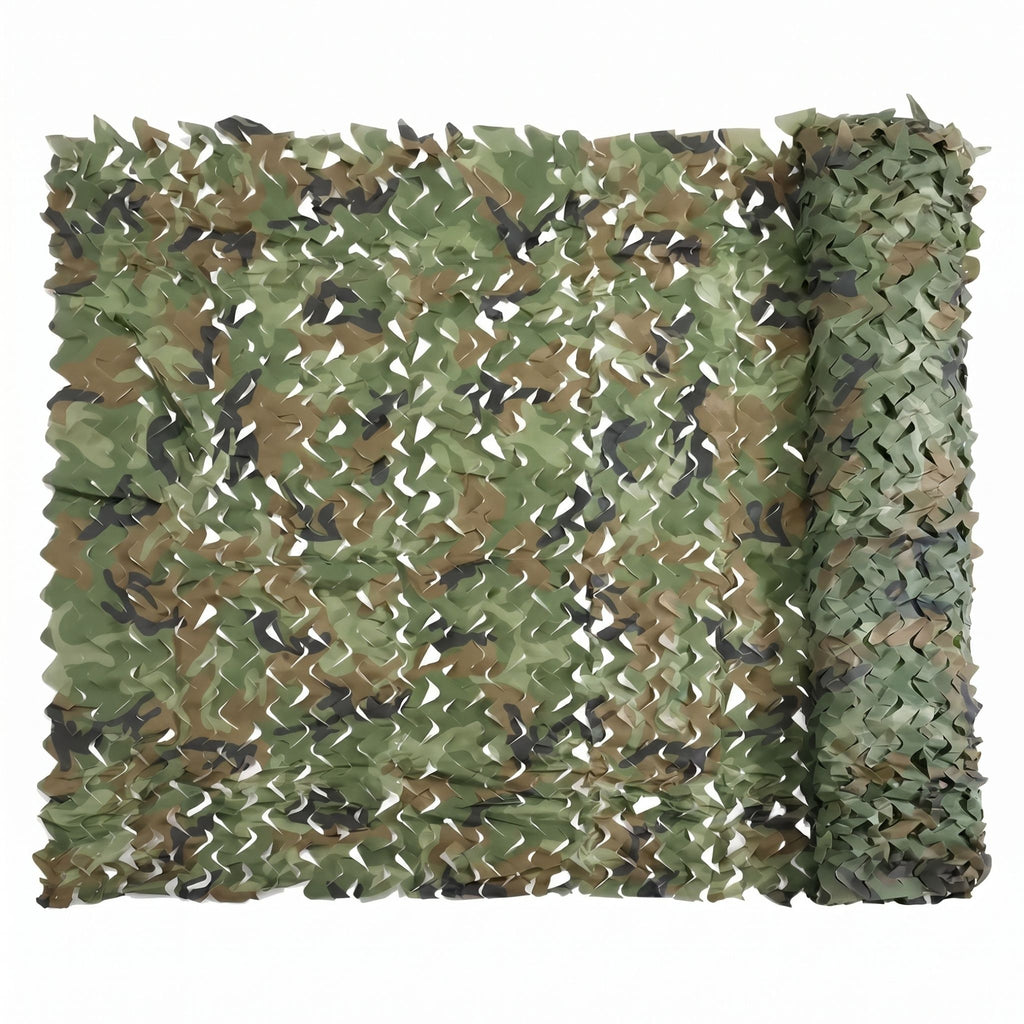 Le filet de camouflage vert jungle Ombrela sur fond blanc